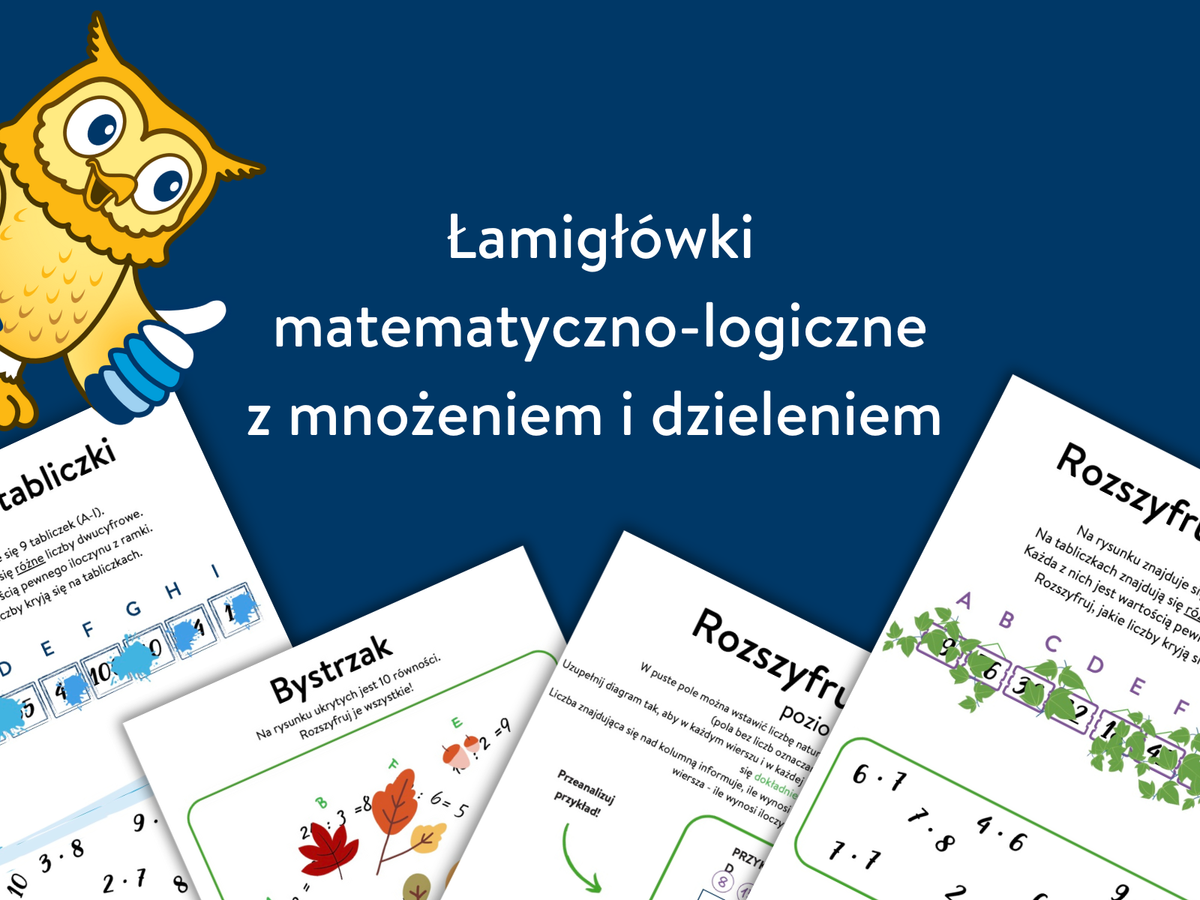 Łamigłówki z mnożeniem i dzieleniem